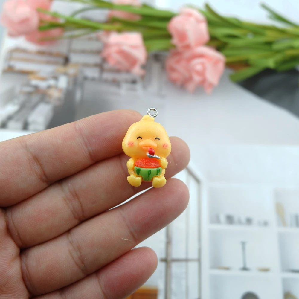 Wholesale Bear Rabbit Duck Charms for Jewelry Making Diy Earring