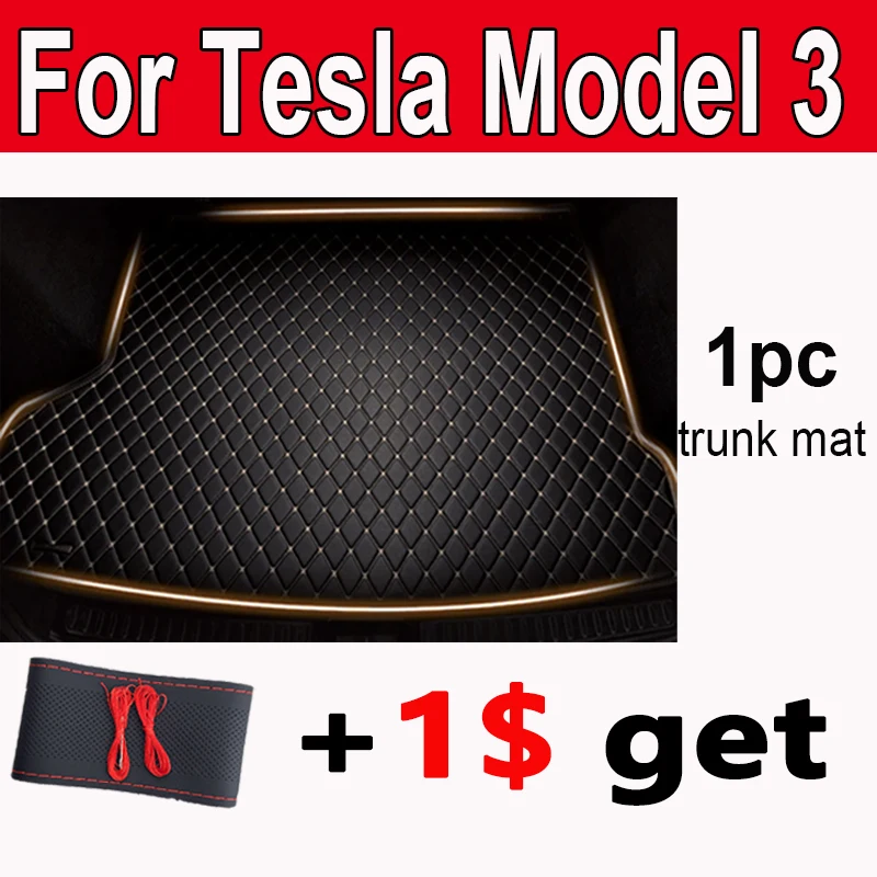 

Кожаный коврик для багажника Tesla Model 3 2019