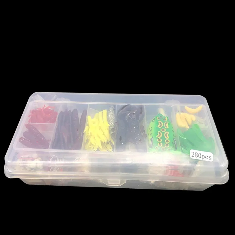 Fishing Lure Kit Soft and Hard Bait 6