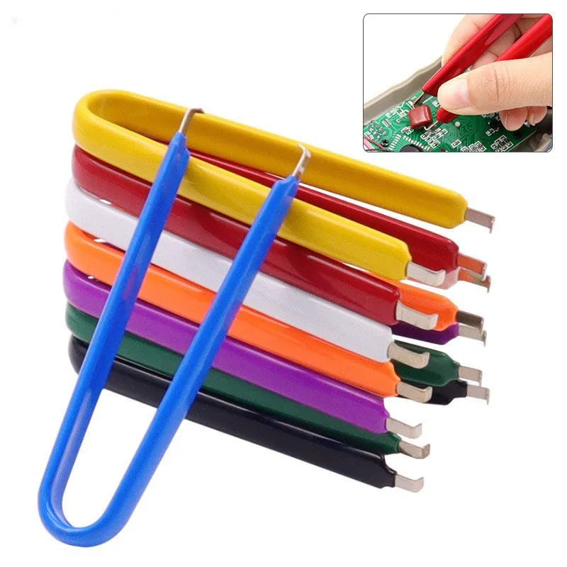 U Type Tweezers IC Chip Extractor Electronic Component Parts Extraction Repair Tool for ROM Extraction Removal Puller