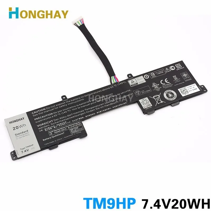 Bateria Nova do Teclado do Portátil de Honghay Tm9hp para Dell Latitude 13 7350 Frvyx Frvyx 2icp4 55 82 0j84w0 7.4v 20wh