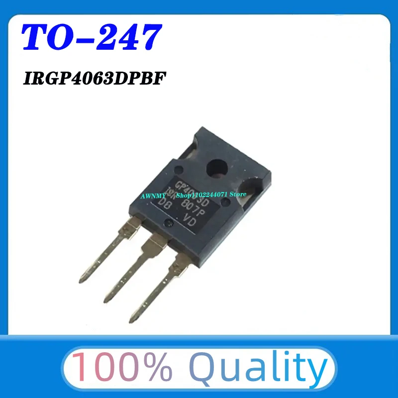 10pcs IRGP4063DPBF IGBT Transistors - 600V, 96A, TO-247 Package 2 thumbnail image