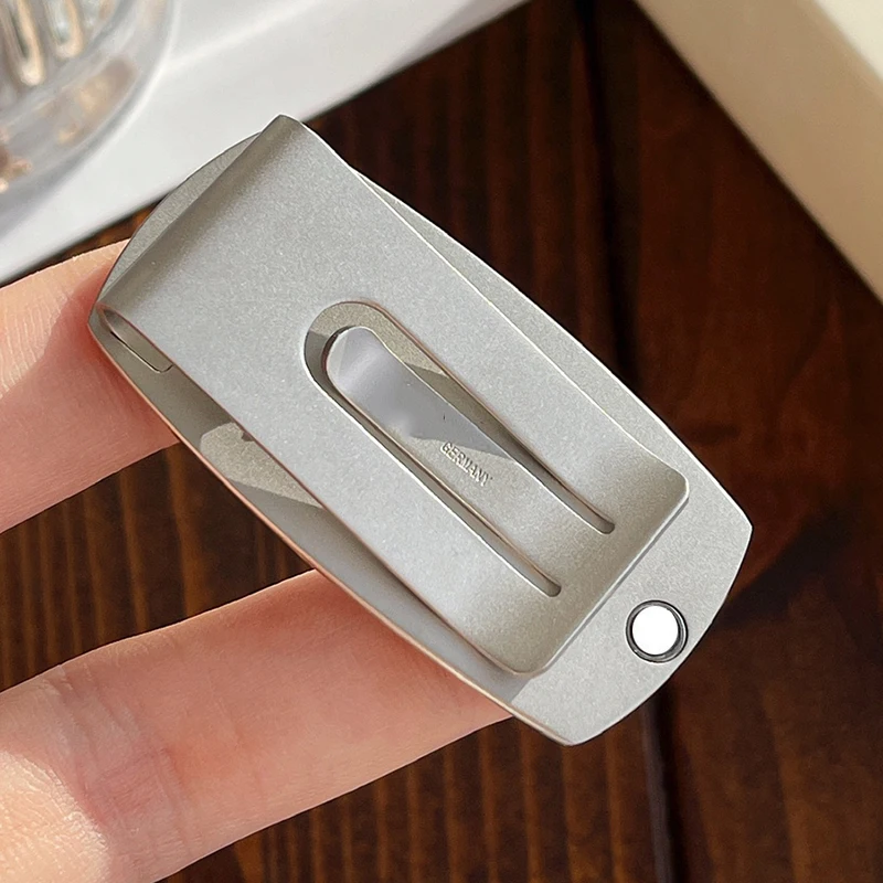 LJ2 MB Money Clip Black Rubber Tie clip High Quality