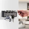 Retro Radio Wall Mounting Key Holder Vintage Guitar Keychain with 4 Plugs Creative Wall Hangers Rack Home Decoration Hooks Gift 2