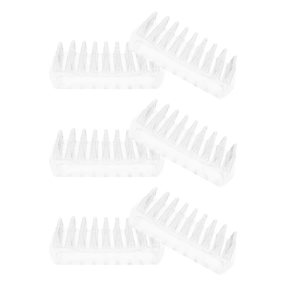 6Pcs 투명한 미끄럼 방지 가구 패드 소파 의자 테이블 다리 카펫 보호대 용 스..