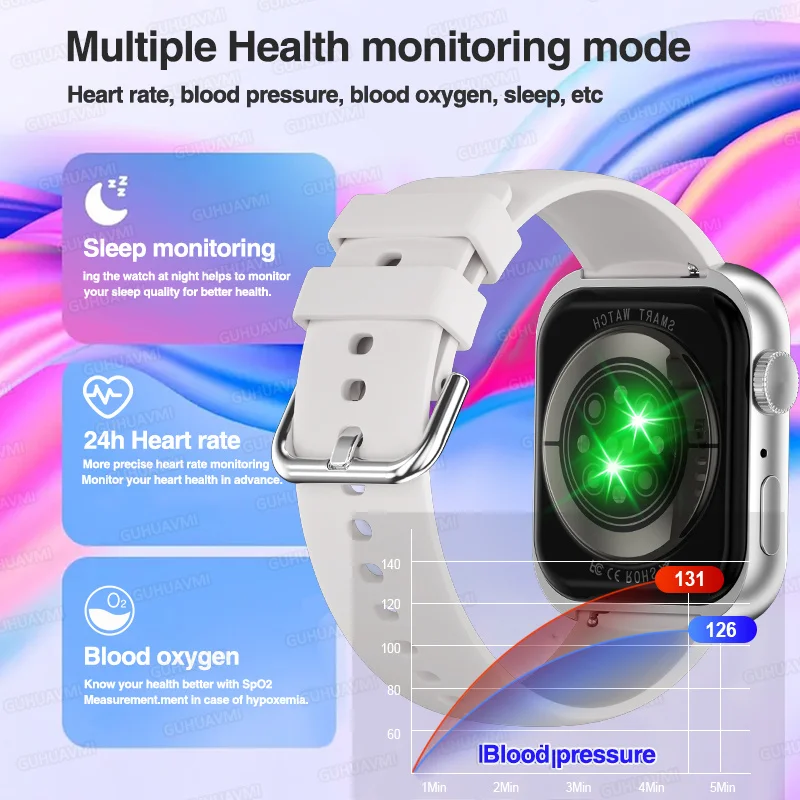 New Series 11 Watch Original Men Women Bracelet AMOLED Display Heart Rate Bluetooth Call GPS Track Waterproof Sports Smartwatch