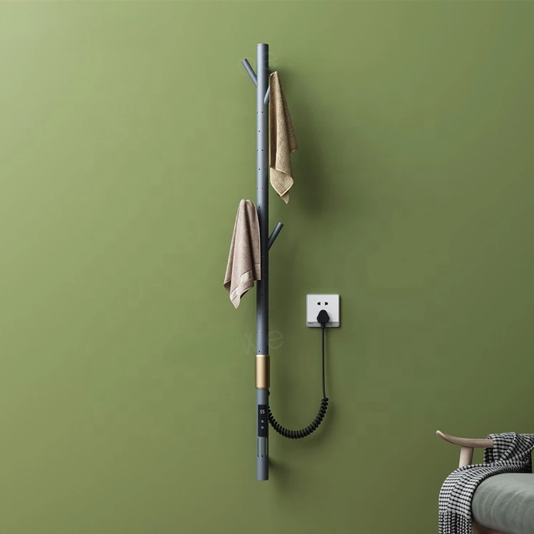 

latest design bath towel rack electric heat drying towel warmer rack wall-mounted heated bars hot towel rail