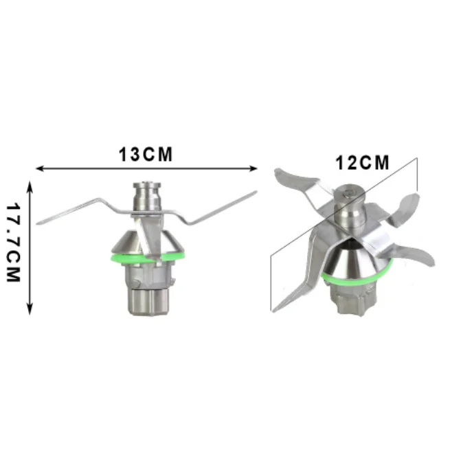 Kitchen Tools Blade Cover Blender Blade Knife Vorwerk Thermomix TM6 TM5 Food Processor Mixing Knife Stainless Steel Seal