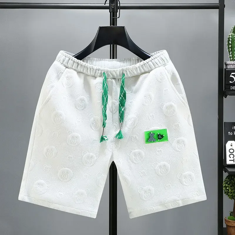 thumbnail image 1 of Pantalones cortos deportivos para hombre, pantalones cortos deportivos con gráficos para hombre, estilo anime, hip hop, de verano, de corte seco, venta al por mayor, ropa de calle de 3 cuartos, 1 of 4
