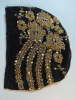 Africain femme enveloppement tête Bonnet musulman Turban chapeau dame tête enveloppes paillettes Luminescence perles plissé Turban casquette pour les femmes 6