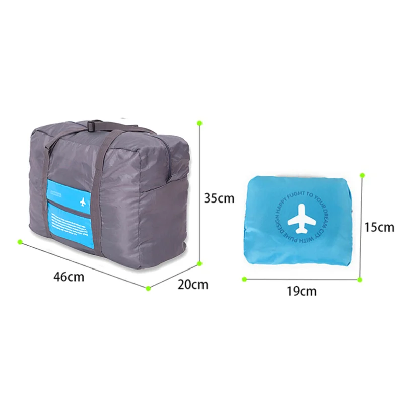New Large 32L Folding Travel Bag Men Women Large Capacity Waterproof Flight Bag Portable Storage Female Luggage Backpack