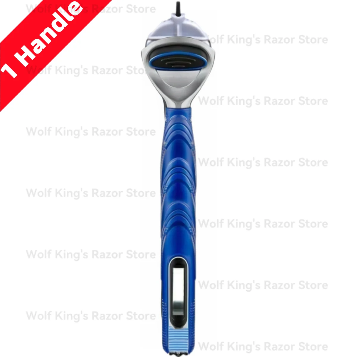 Rasoio manuale a 5 strati con lame sostituibili, delicato sulla pelle e resistente all'acqua, per una rasatura fluida e precisa._voghion.com