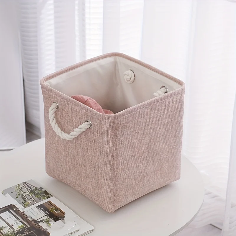 Portable fabric clothing storage box toy storage dust-proof clothing organization storage box finishing box 5