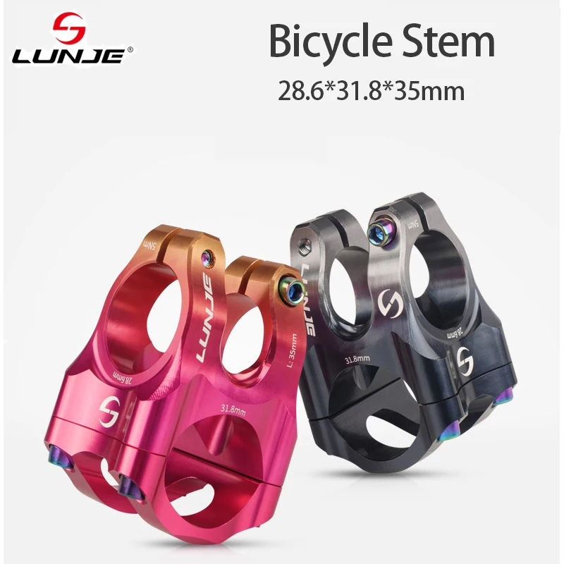CNC MTB Stem 31.8 Ultralight Handlebar Stem 35mm Aluminum Alloy Road Mountain Bike Bridge Cycling Short Bicycle Accessories
