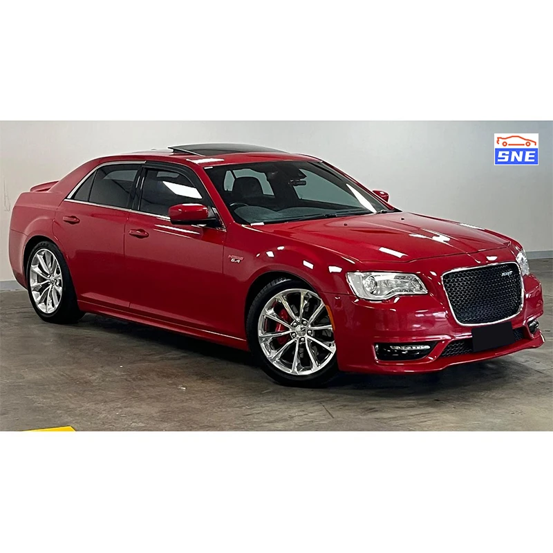 Srt Style Auto Parts Body Kit Wide Front Bumper Lip Car Bumper Body Kit for Chrysler 300C Front with Fog Lamp & DRL 12+