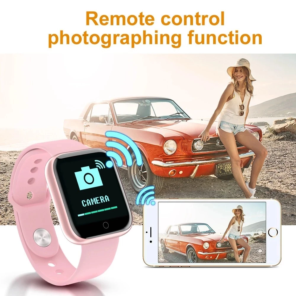  20Pcs Smartwatch D20   Ʈ ð Y68 ƮϽ ƮĿ  ɹڼ  IOS ȵ̵忡  ո ð 