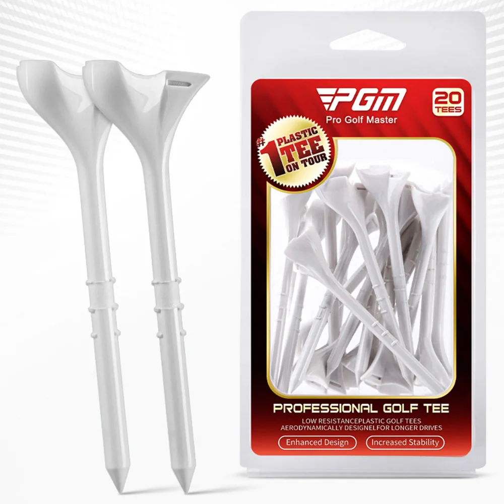 20 Stück PGM Golf Tees 10 ° Diagonaler Golfballhalter zur Verbesserung der Schlagdistanz, Golf-Tee aus Kunststoff – Detail 15