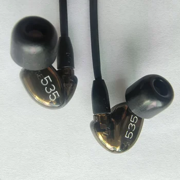 Headsets Brand SE535 Detachable earphone Hi-fi stereo Headset SE 535 In ear Earphones Separate Cable with Box VS SE215 2