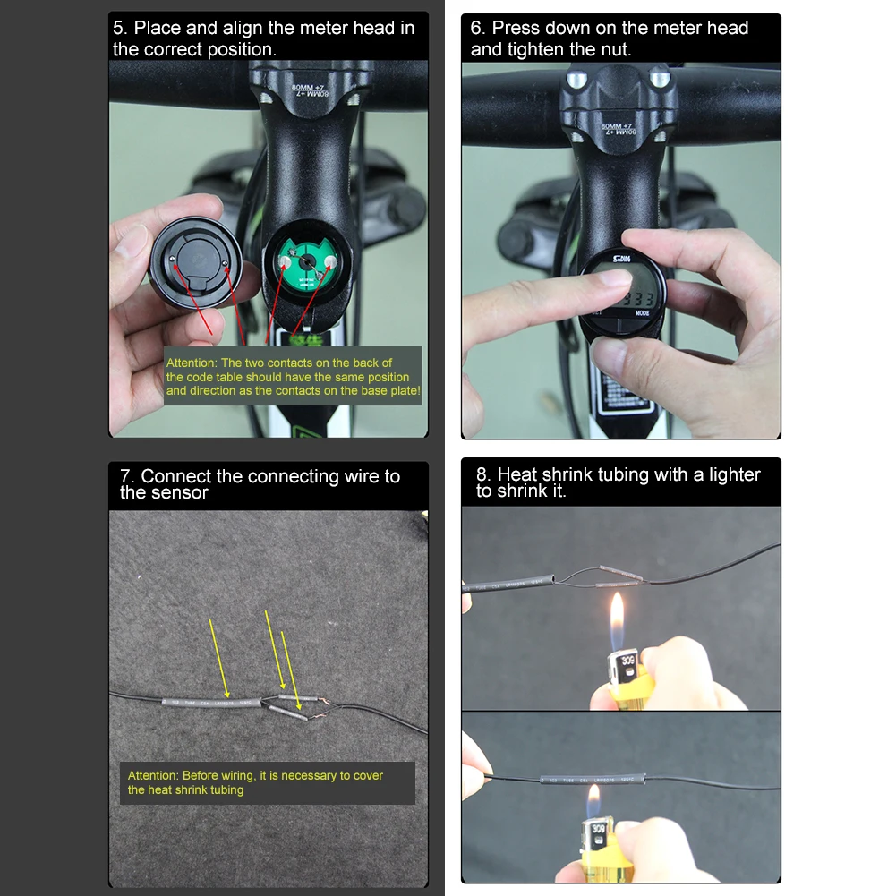 Bike Computer Bicycle Speedometer LCD Digital Display Bike Odometer Multi-Functional Mountain Bike Computer for Outdoor Cycling