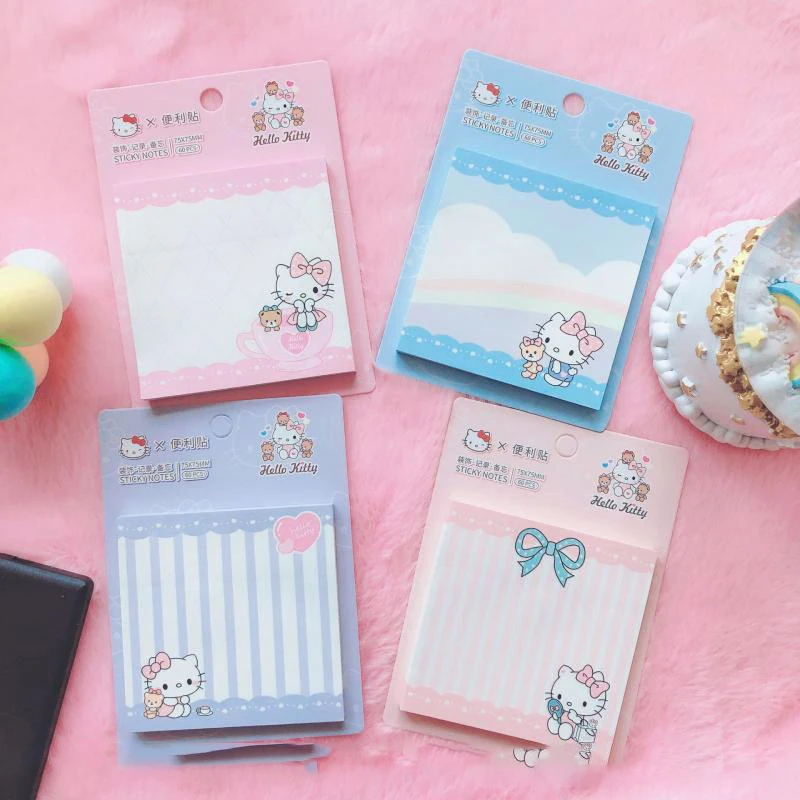 

Kawaii Sanrio Cartoon Notes Sticky Note Hand Account Learning Note Kitten Back To School Season Creative Gifts