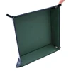 Creative Folding Tray PU Leather Valet Trinket Collapsible Phone Key Wallet Coin Desktop Storage Sundries Box Bins Accessories 5