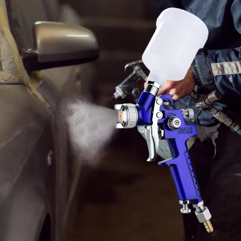 Car Automotive Paint Sprayer WENXING 0.8mm/1.0mm Nozzle H-2000 Professional HVLP Mini Paint Spray Airbrush For Car Painting