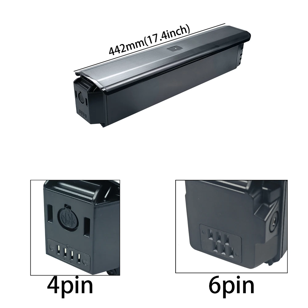 Quietkat Integratedbattey 48V 52V 17.5Ah 50W 500W Superfun F2 Ranger Ghost 2.0 Shengmilo Mx04 Mx05 Sostituzione Akku Di Seconda Generazione