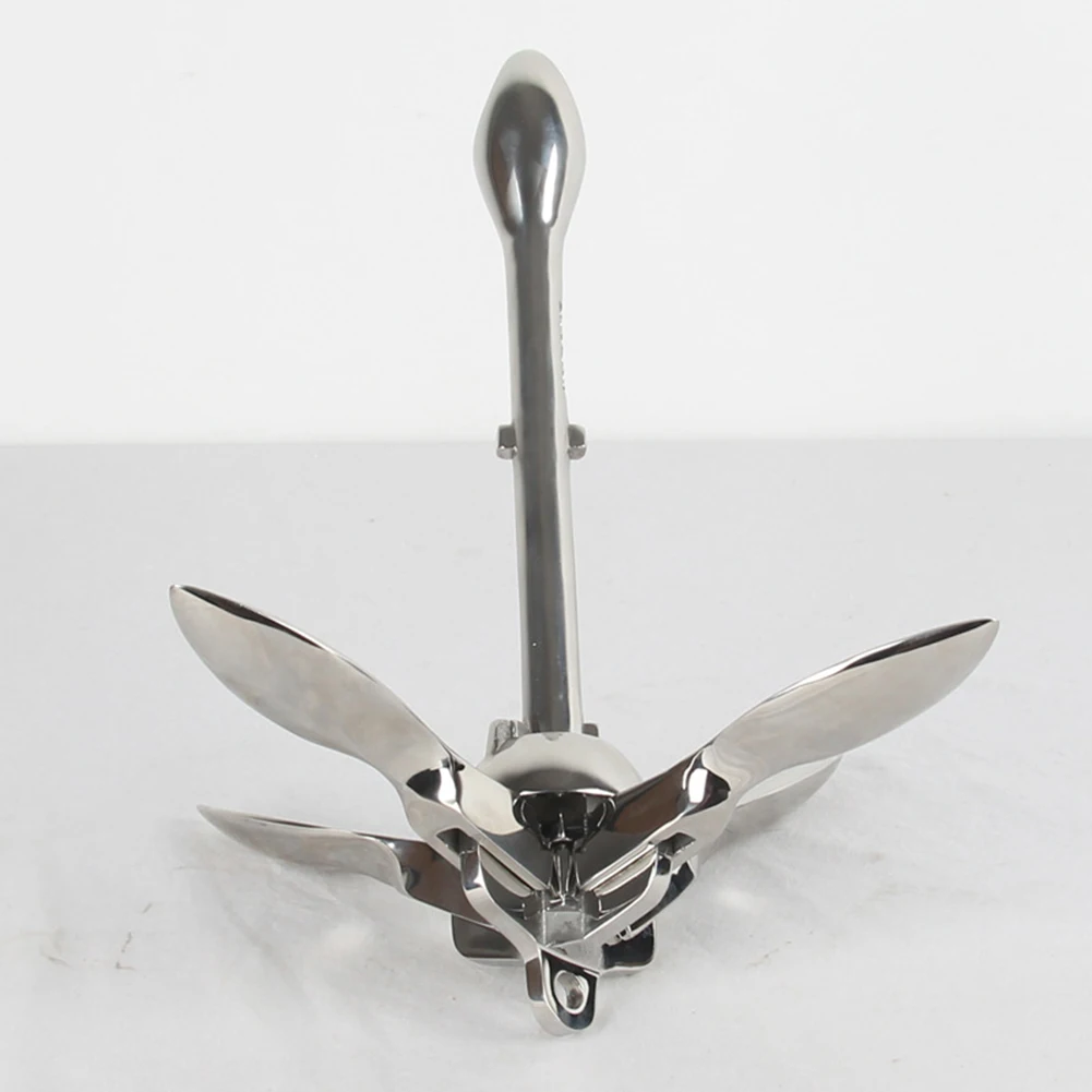 

Four Claw Anchor Anchor 700g Boat Accessories Fixed Boats Foldable Rubber Boat Umbrella Shape Anchor High Quality