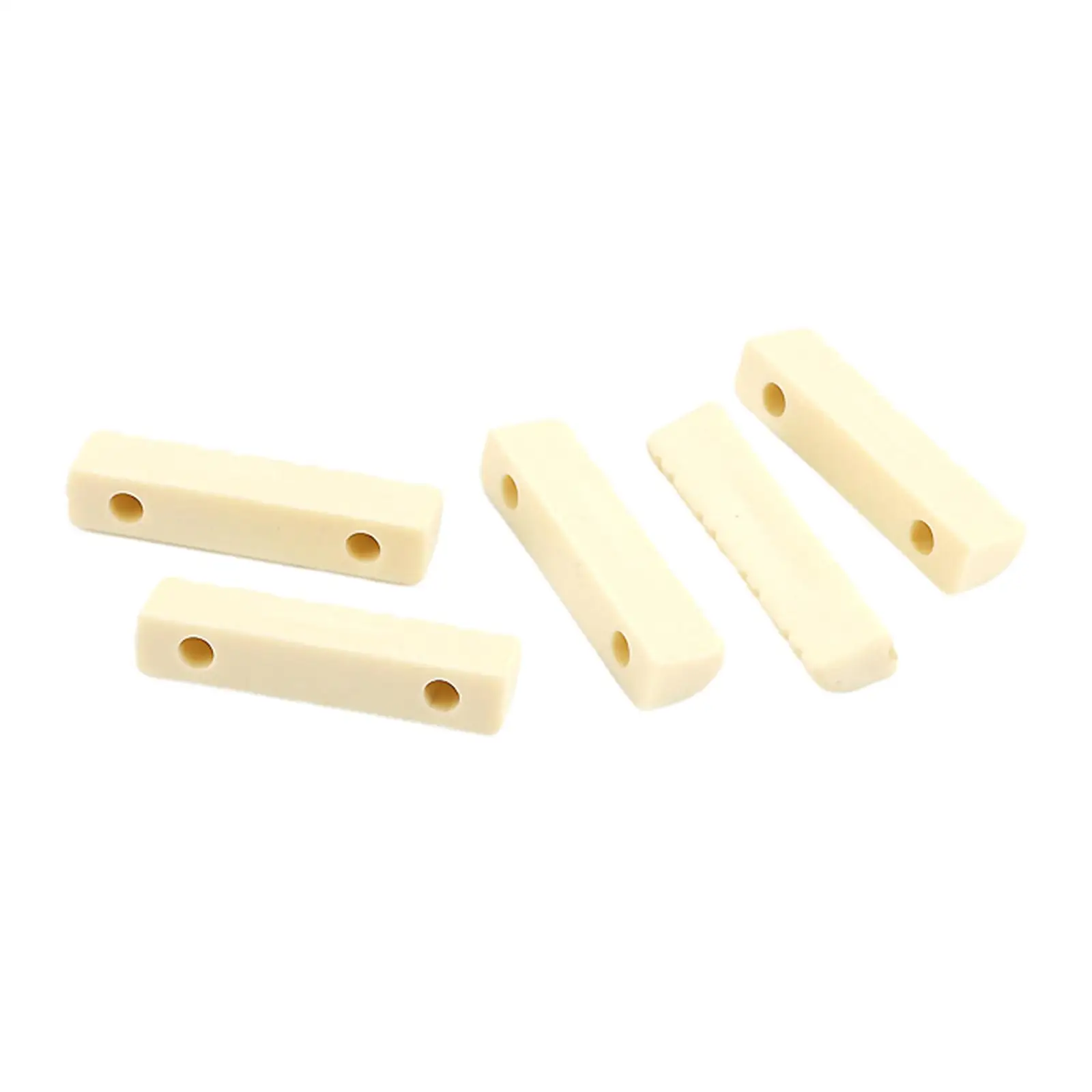 8 String Mandolin Nut 5 Pieces Instrument Accessories Durable Repair Accessories Slotted Mandolin Nut