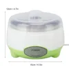 110V/220V Yogurt Maker Machine Stainless Steel Container Yogurt Maker for Homemade DIY Yogurt Green DIY Yogurt Maker Machine 15W 6