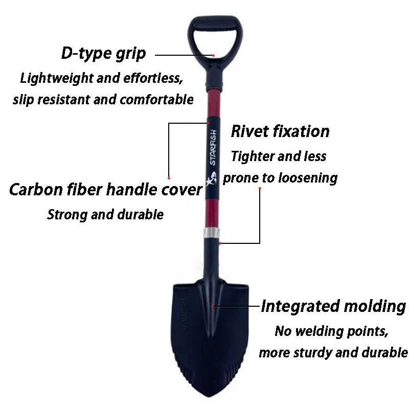 Garden Weeding Shovel Gardening Hand Spade Multifunctional Outdoor Camping Survival Tools Agricultural Farming Equipments 2