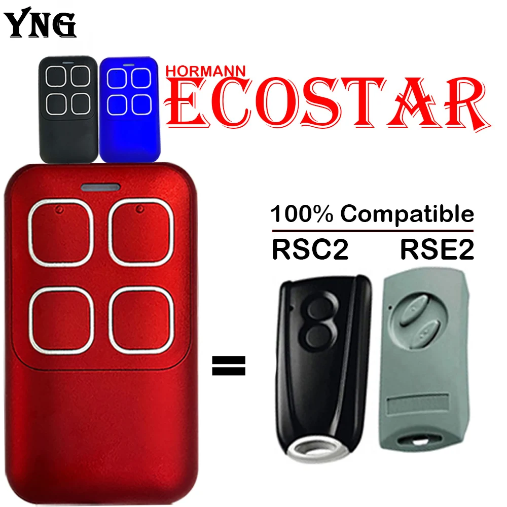 Hormann Ecostar Rsc2 433 Rse2 433Mhz Gördülő Kód Távvezérlő Remotes