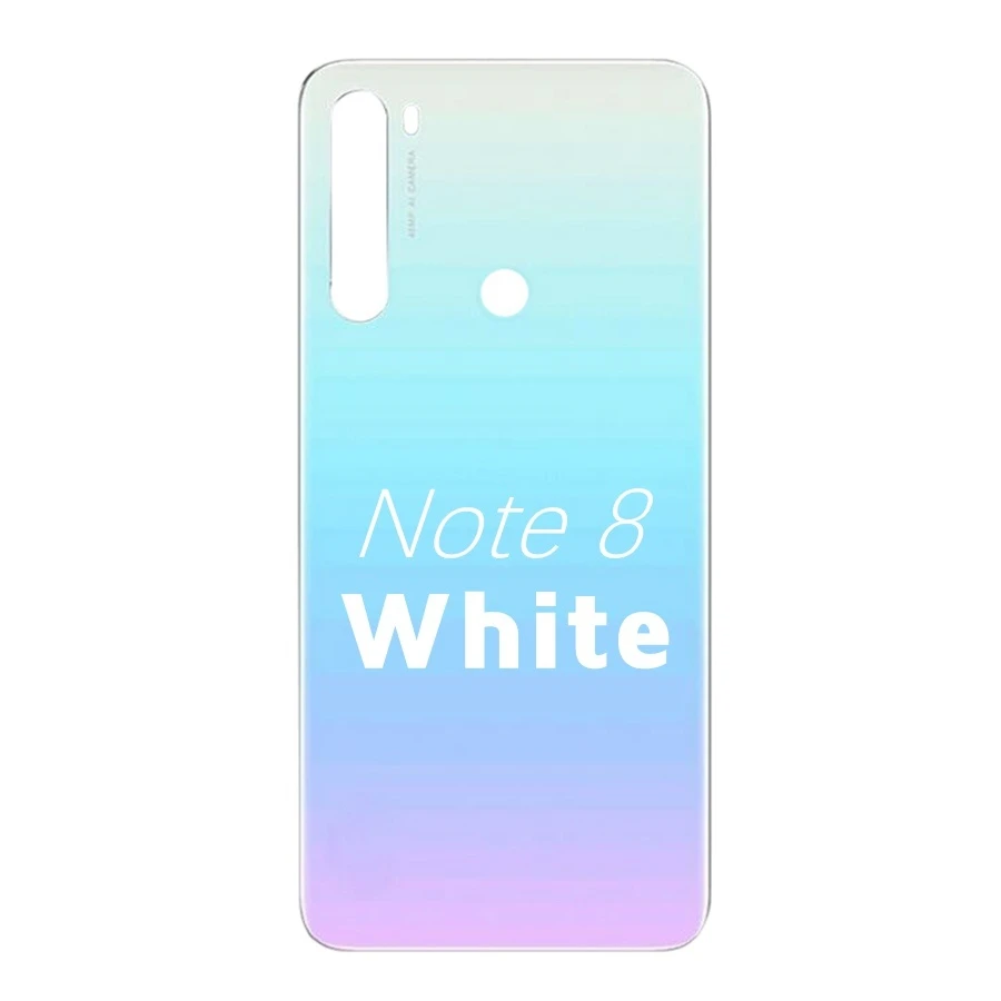 Back Cover for Xiaomi Redmi Note 8 Pro Back Battery Cover Glass Panel Note8 Rear Housing Door for Redmi Note 8 Battery Cover housing of mobile phone Housings & Frames