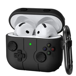 AirPods Pro 3D Cartoon Silicone Protective Case Cover - Airpods Pro 1 (Black)