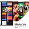 Water Activated 26 Colors Party Face Painting Kit Professional water-soluble safe Makeup Tattoo Face Body Paint Oil Painting 4