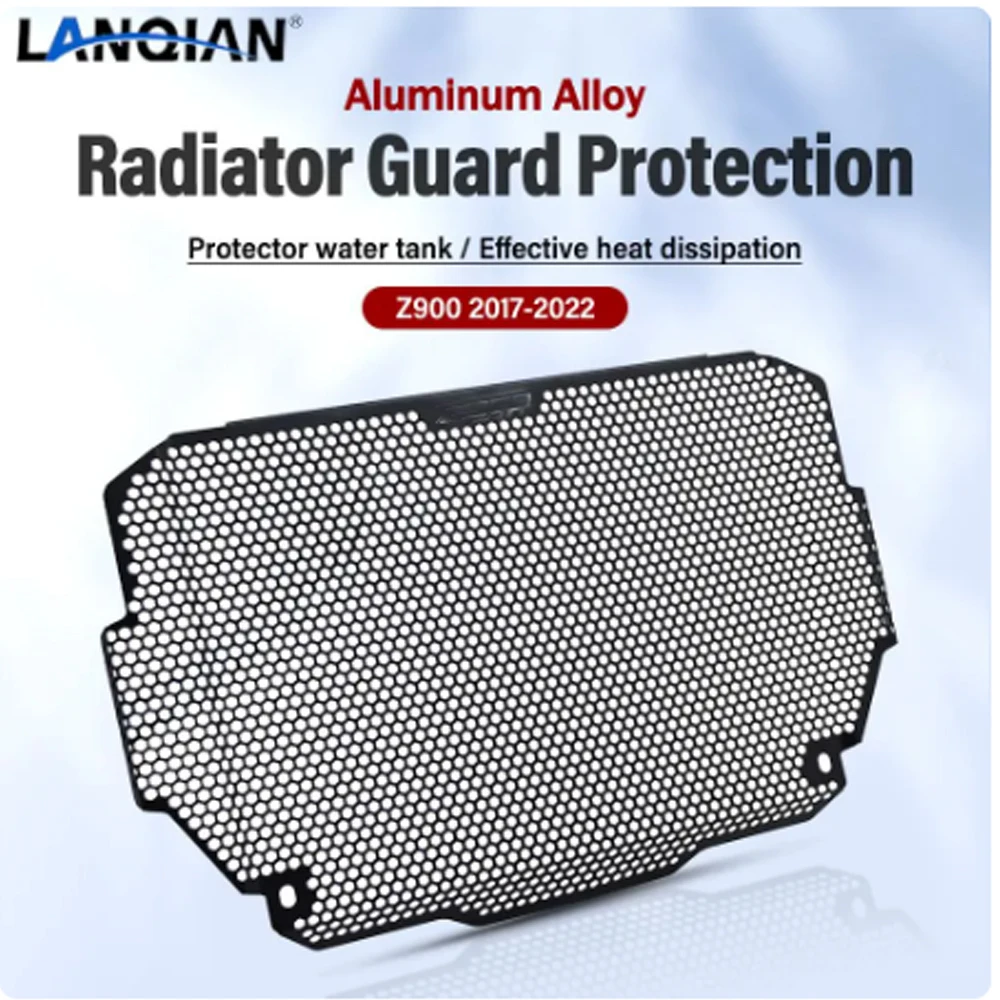 

FOR KAWASAKI Z900 2017 2018 2019 2020 2021 Motorcycle Accessories Aluminum Radiator Guard Protector Grille Grill Cover Z 900
