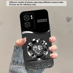 Design TPU Soft Phone Case con Diamante a Cerchio Viola