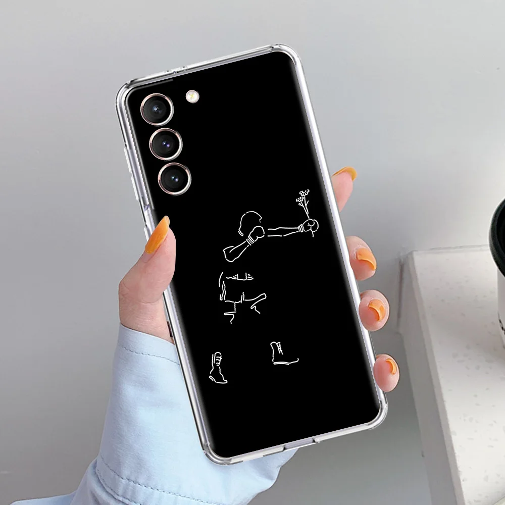 Boxing Champion Themed Soft Clear Phone Case