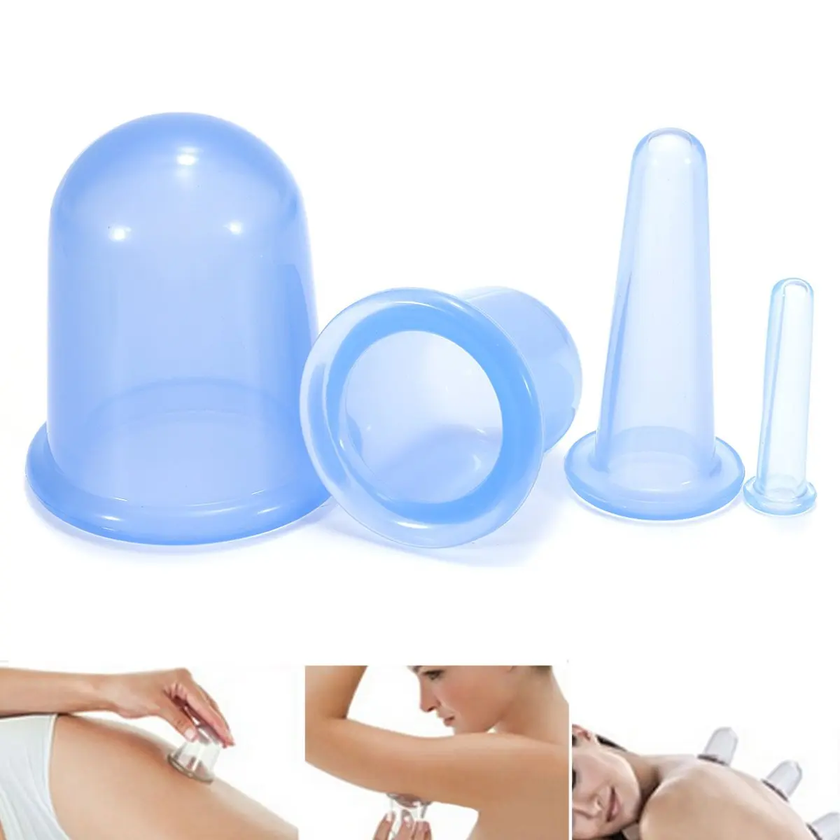 

1-3 Jar Vacuum Cupping Cans For Massage Ventosa Anti Celulitis Masajeador Suction Cups Massager For Face Back Massage Body Cups