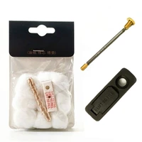 Metal Spring Screw/Anti Volatile Oil Saving Rubber Sealing Bottom/Wicks Cotton Felt Set For Zippo Lighter Upgrade Repair Part 1