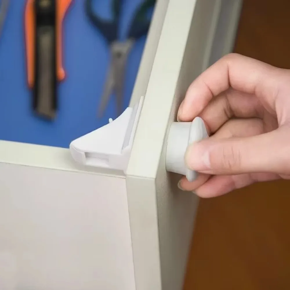Protective Magnetic Safety Lock Invisible Child Baby Anti-pinch Hand Drawer Cabinet Latch Magnetic Lock Cabinet Door Locks cabinet lock child lock safety lock