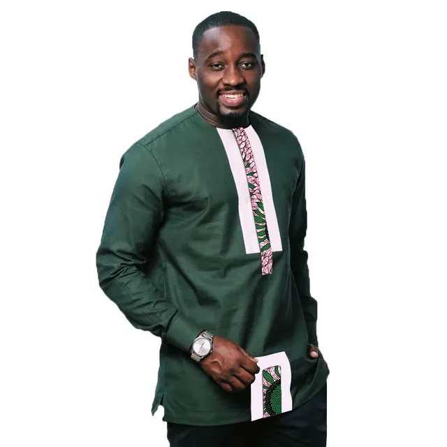 Jide Dashiki and Print Long Sleeve Shirt - Image 6