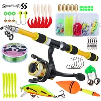 Sougayilang Telescopic Fishing Rod and Fishing Reel 1