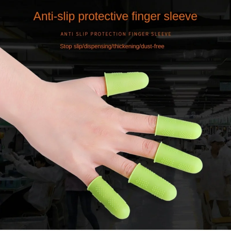 Silicone Finger Protector Sleeve Cover Anti-cut Heat Resistant Finger Sleeves Vegetable Cutting Guard,Household gadgets
