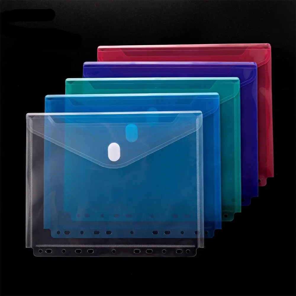 Clear Plastic Punched Pocket For Ring Binder Folder A5/A4, 4 Thickness  Pack0.04 mm / A4