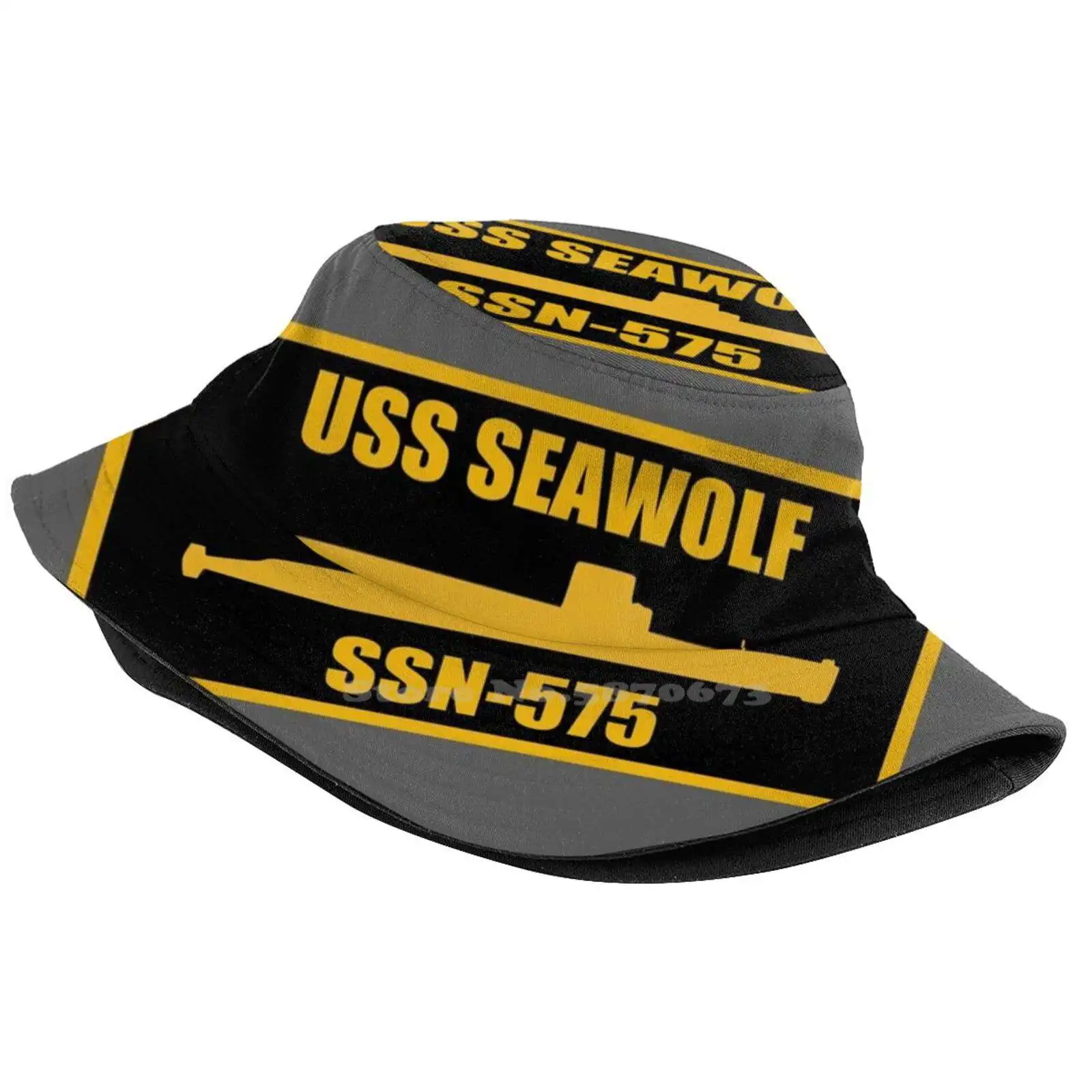 Фото Шапка рыболовная Uss Seawolf Ssn-575, Панама, крышки, используемая Seawolf субмарина США, подводная сила США, ядерные подводные лодки Uss №2
