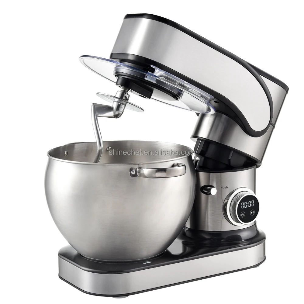 Shinechef 6.5L 8.5L 10L 12L Food Processor 12 Speeds Digital Dough Food Mixer Automatic Baking Stand Mixer With LED Display