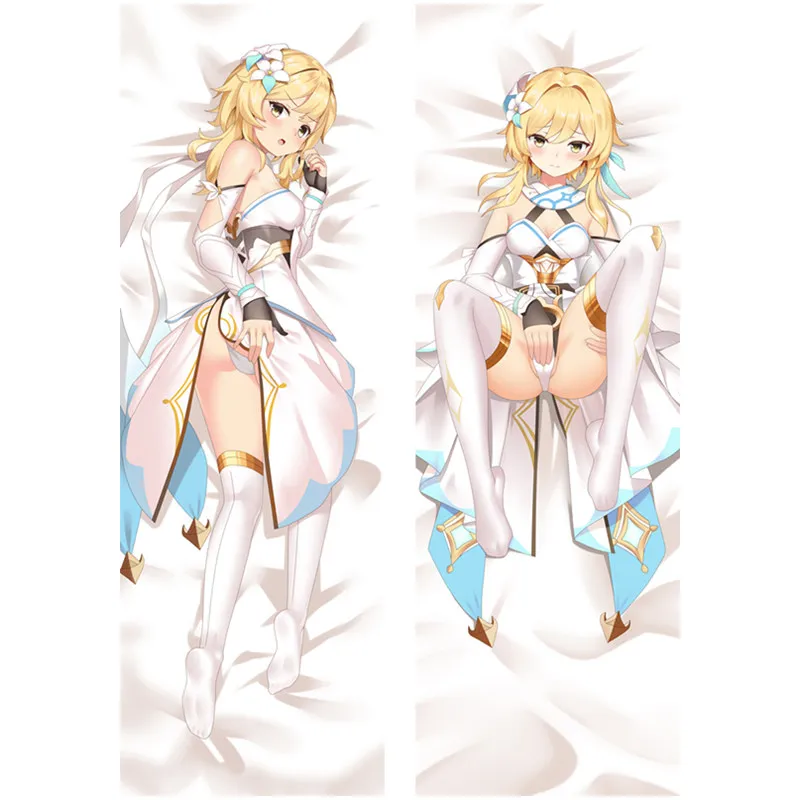 

Anime Hot Game Genshin Impact Paimon Dakimakura Hugging Body Character Ganyu Lise Cosplay Pillowcase Pillow Covers Gift 50x150CM