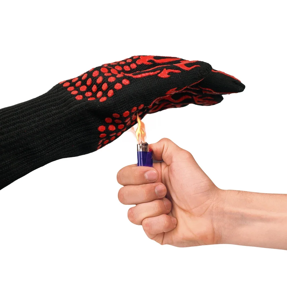 Premium Heat-Resistant BBQ and Oven Gloves for Safe Grilling and Baking