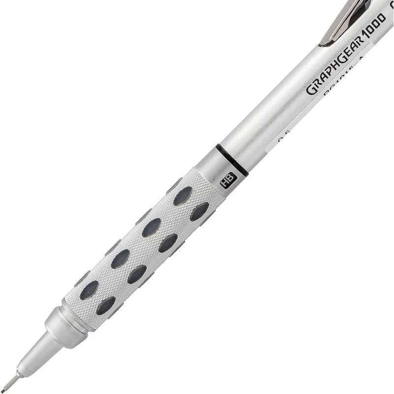 Pentel Graph Gear 1000 Mechanical Drafting Pencil With Eraser Metal Body 1pc Automatic Pencil Japanese 0.5 mm 0.3 mm 0.7 0.9 mm 3